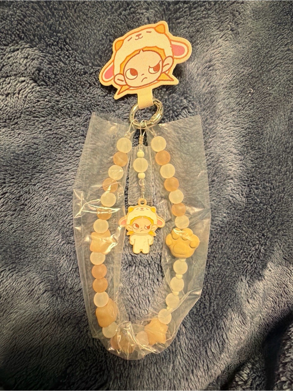Pop Mart POP BEAN Pajama party mobile phone chain - Picture 1 of 2